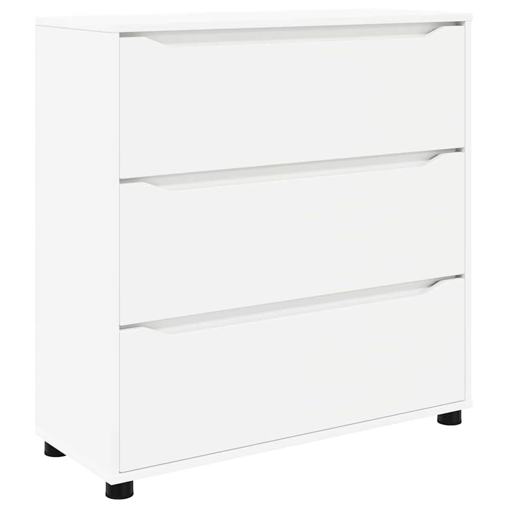 Armoire de rangement Blanc 80 x 31 x 81 cm Bois d'ingénierie - XIOS