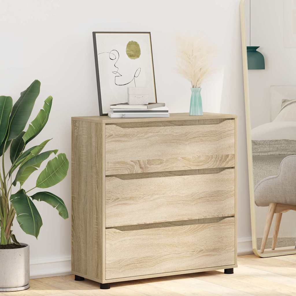 Armoire de rangement Chêne Sonoma 80 x 31 x 81 cm - XIOS