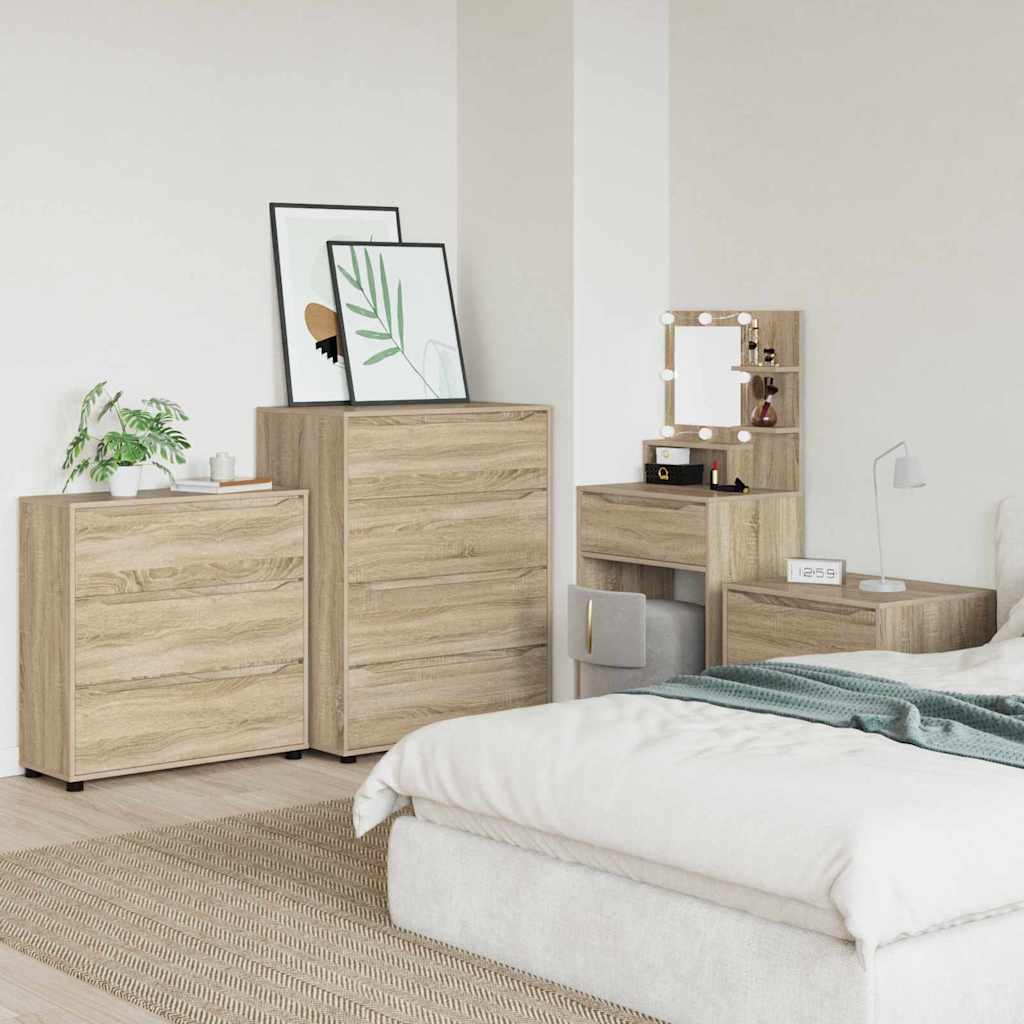 Armoire de rangement Chêne Sonoma 80 x 31 x 81 cm - XIOS