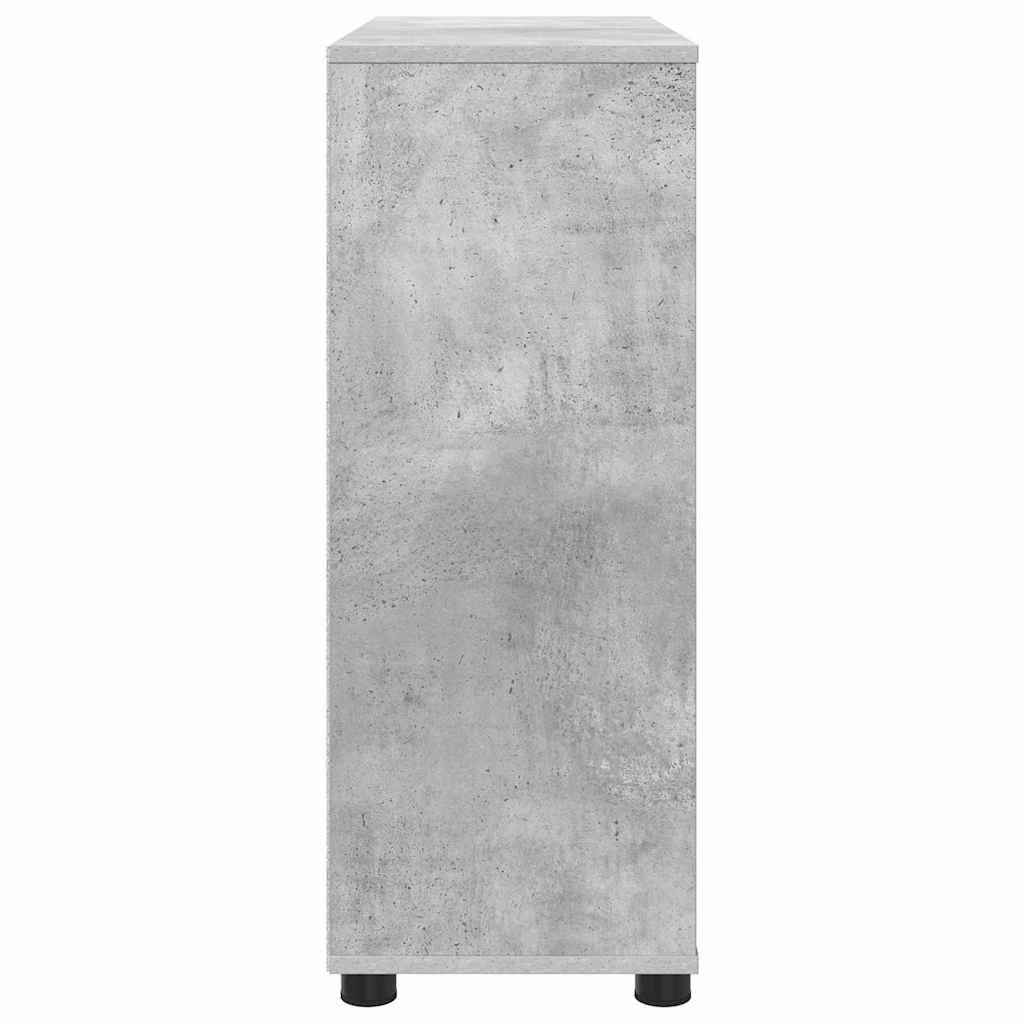 Armoire de rangement Gris béton 80 x 31 x 81 cm - XIOS