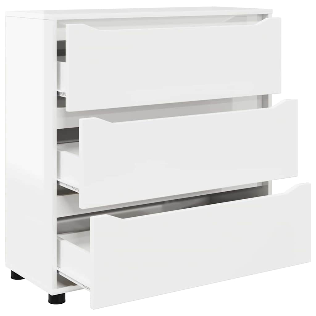 Armoire de rangement Blanc brillant 80 x 31 x 81 cm - XIOS