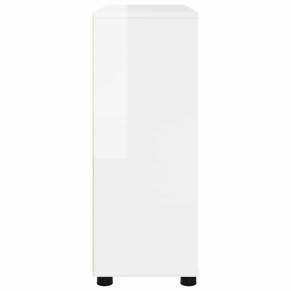 Armoire de rangement Blanc brillant 80 x 31 x 81 cm - XIOS