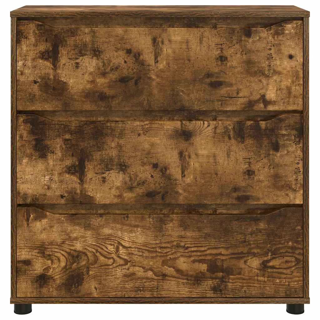 Armoire de rangement Chêne fumé 80 x 31 x 81 cm - XIOS
