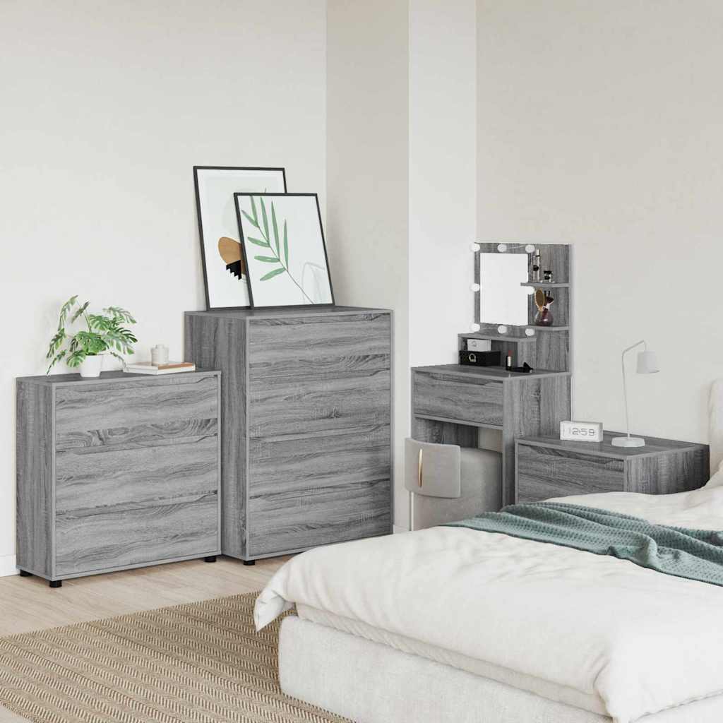 Armoire de rangement Gris Sonoma 80 x 31 x 81 cm - XIOS
