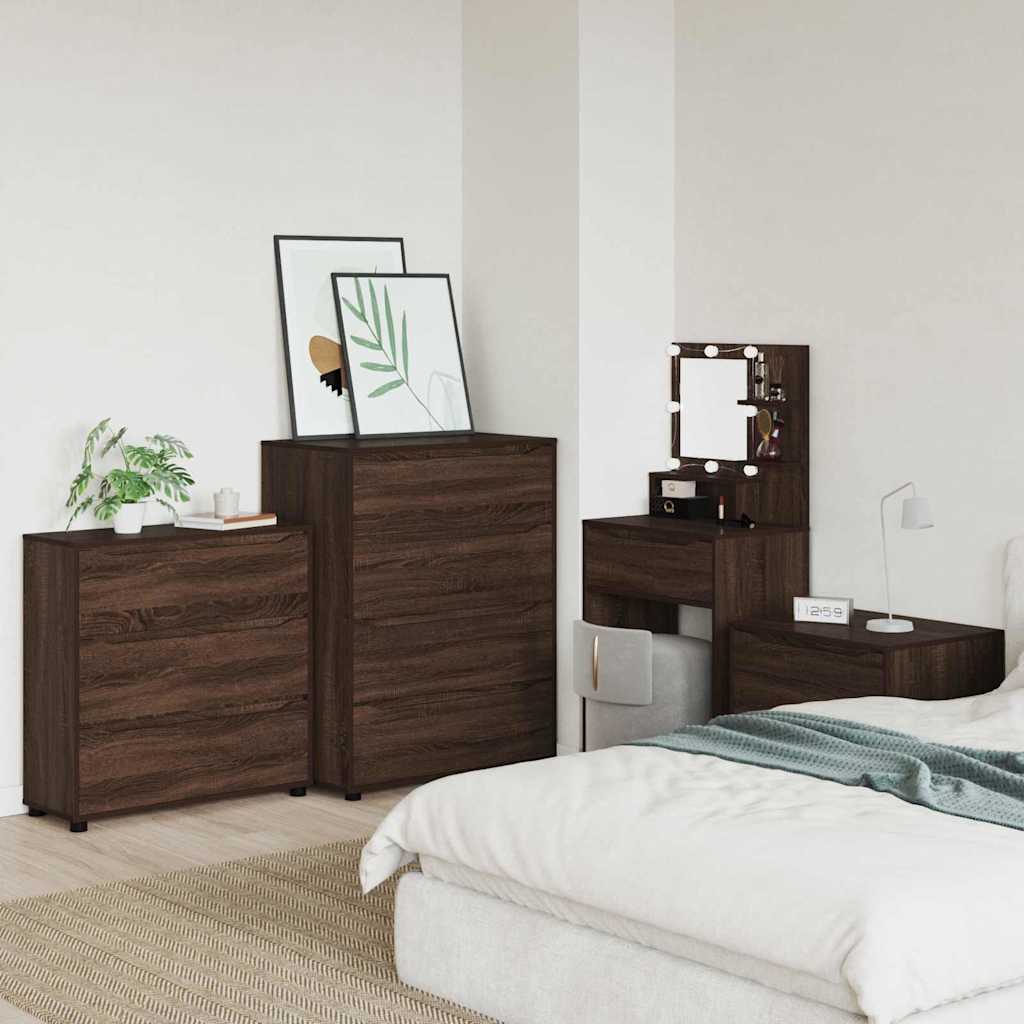 Armoire de rangement Chêne brun 80 x 31 x 81 cm - XIOS