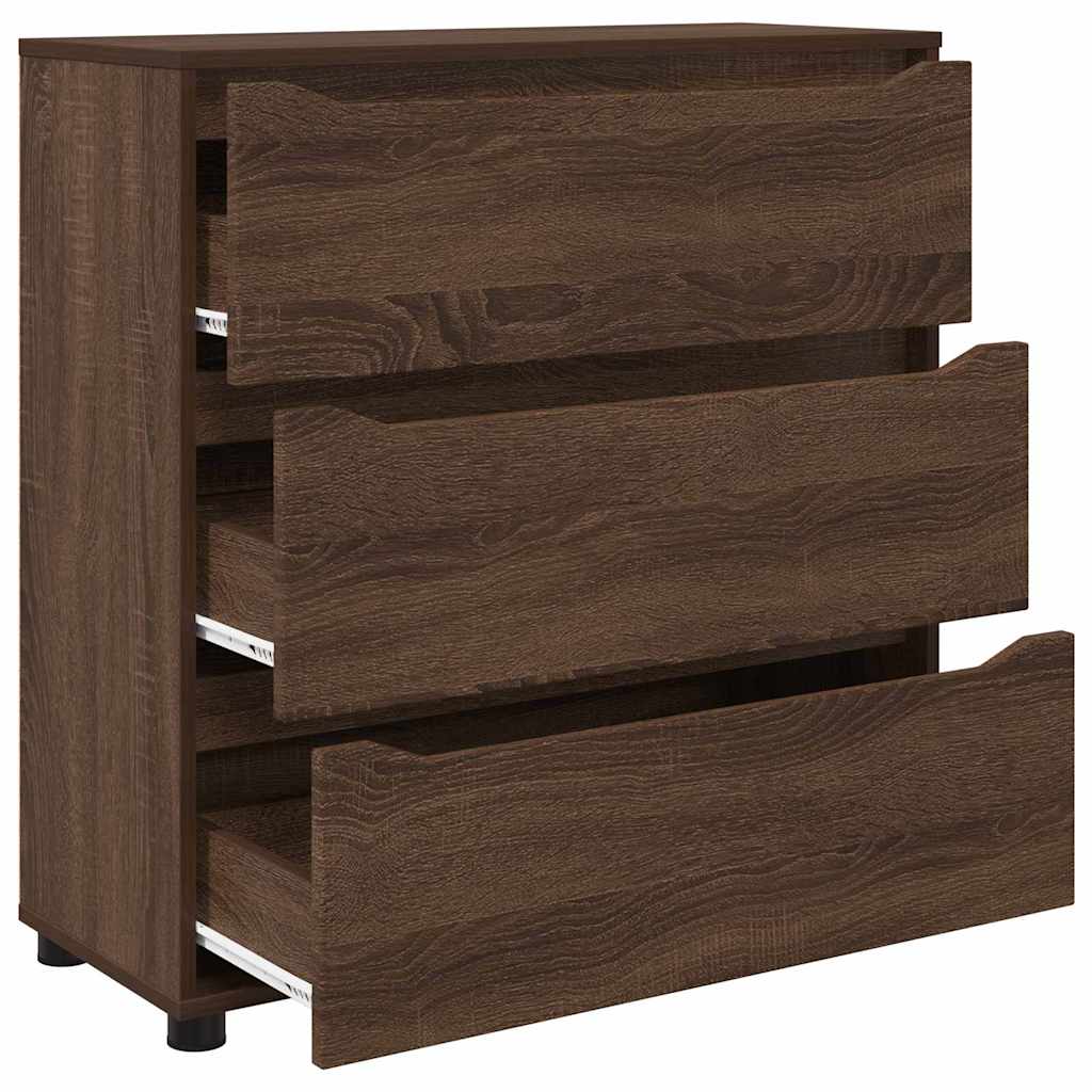 Armoire de rangement Chêne brun 80 x 31 x 81 cm - XIOS
