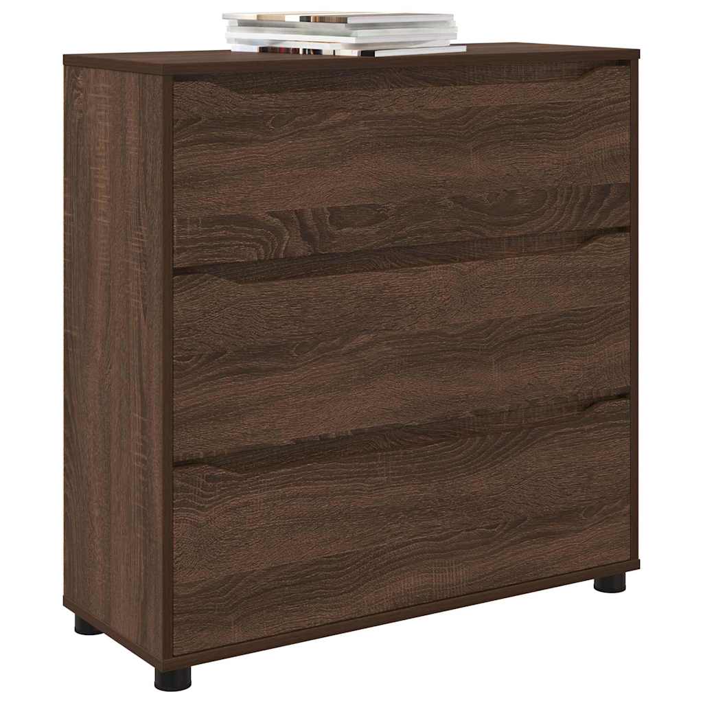 Armoire de rangement Chêne brun 80 x 31 x 81 cm - XIOS