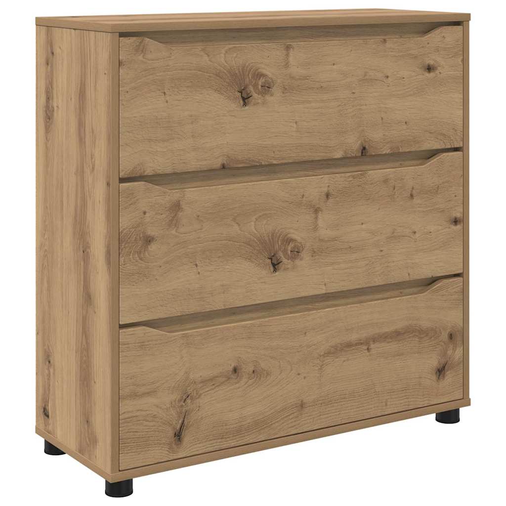 Armoire de rangement Chêne artisanal 80 x 31 x 81 cm - XIOS
