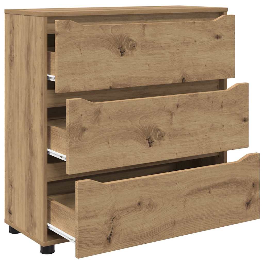 Armoire de rangement Chêne artisanal 80 x 31 x 81 cm - XIOS