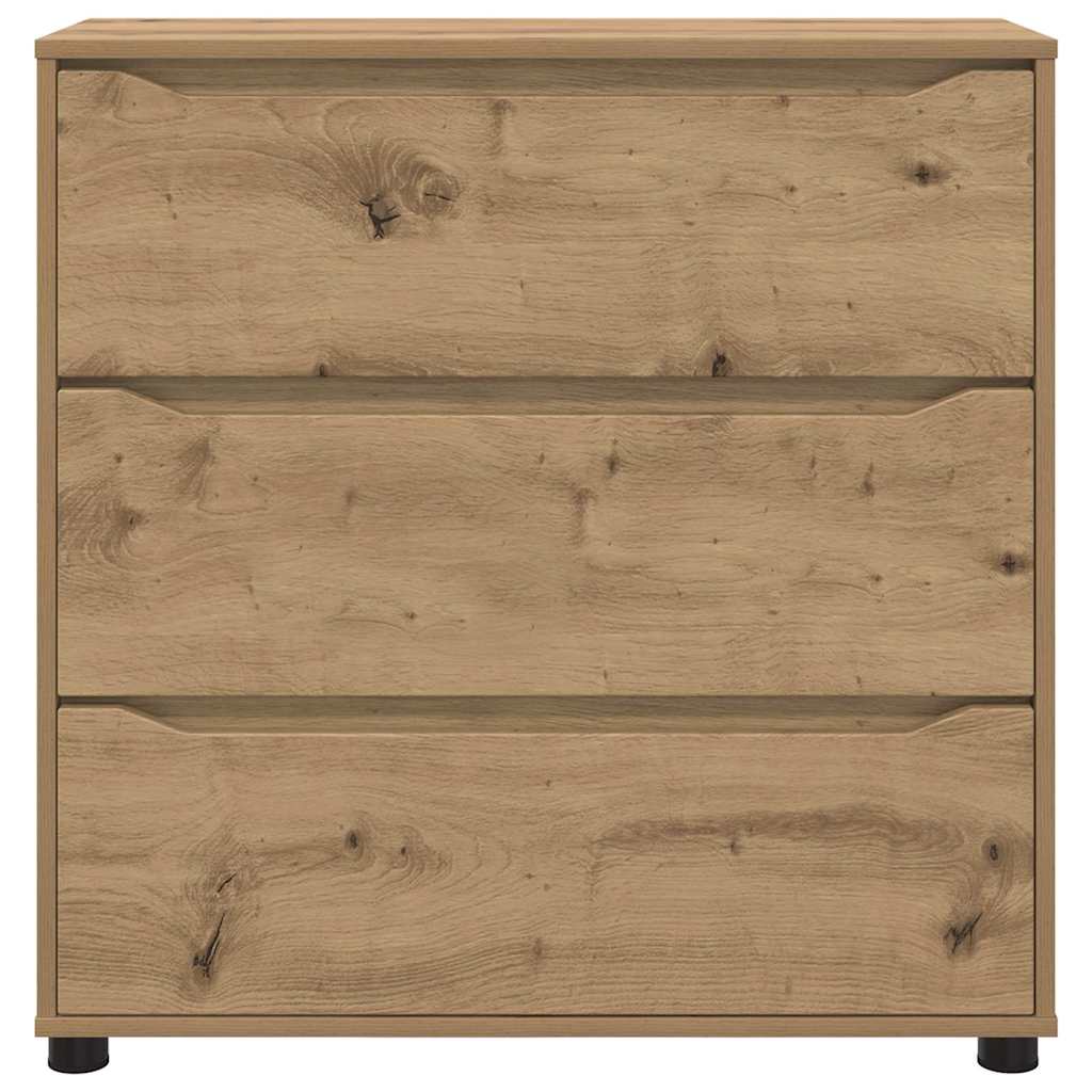 Armoire de rangement Chêne artisanal 80 x 31 x 81 cm - XIOS