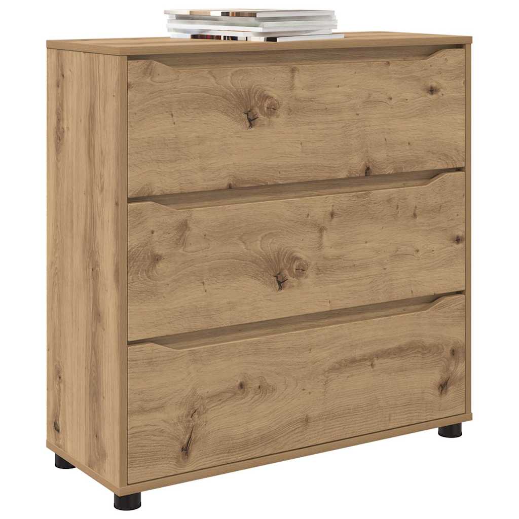 Armoire de rangement Chêne artisanal 80 x 31 x 81 cm - XIOS