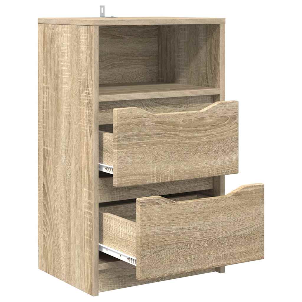 Table de chevet Chêne Sonoma 40 x 30 x 467 cm Bois d'ingénierie - XIOS