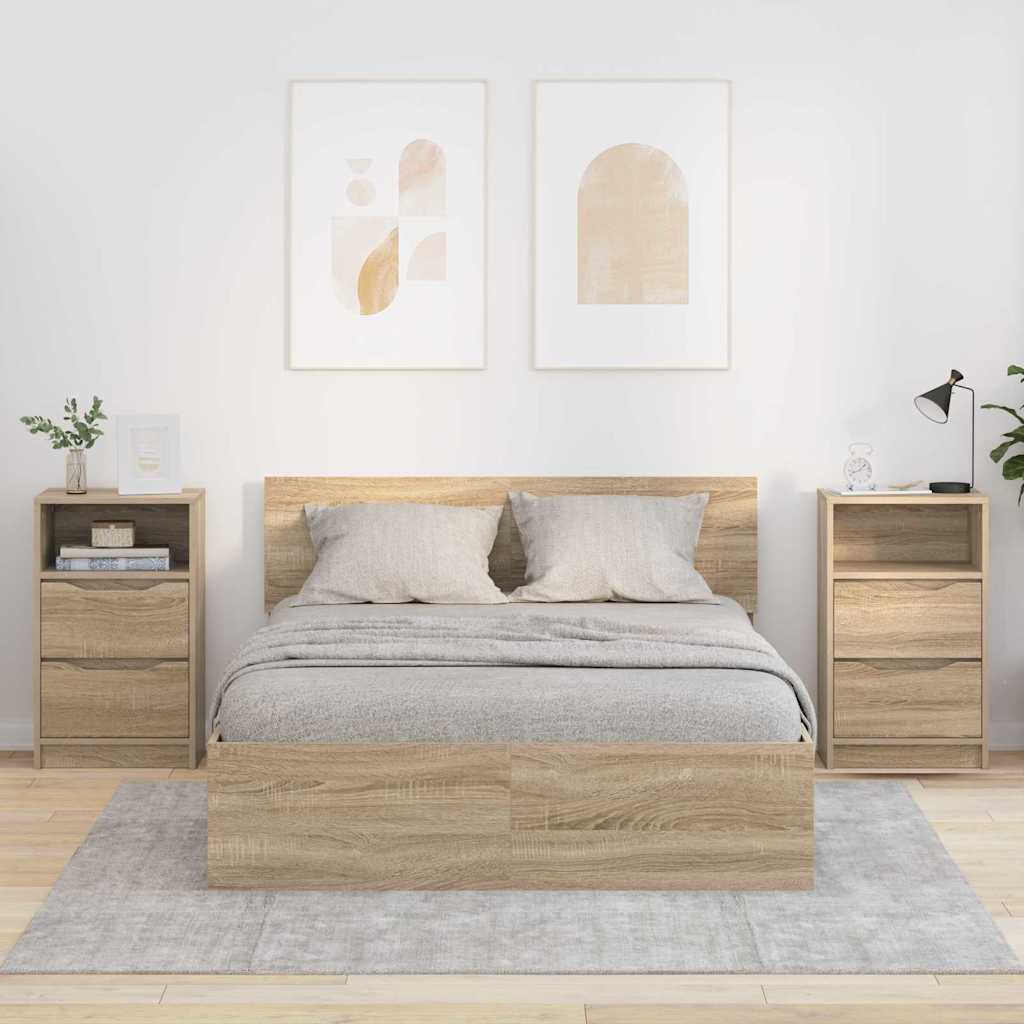 Tables de chevet 2 pcs Chêne Sonoma 40 x 30 x 467 cm - XIOS