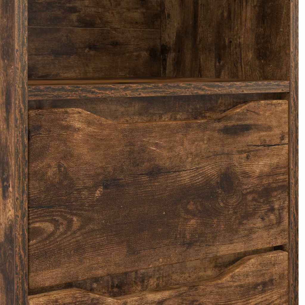 Tables de chevet avec tiroir 2 pcs Chêne fumé 40 x 30 x 467 cm - XIOS