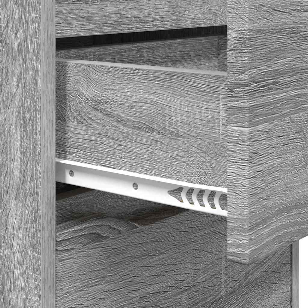 Table de chevet Gris Sonoma 40 x 30 x 467 cm Bois d'ingénierie - XIOS