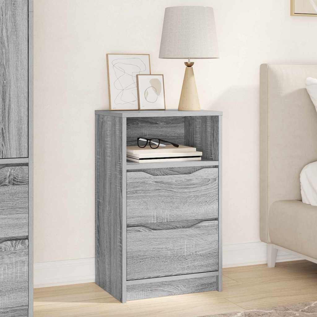 Table de chevet Gris Sonoma 40 x 30 x 467 cm Bois d'ingénierie - XIOS