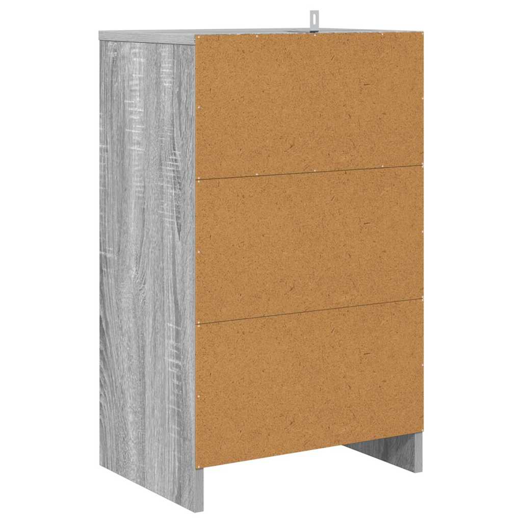 Table de chevet Gris Sonoma 40 x 30 x 467 cm Bois d'ingénierie - XIOS