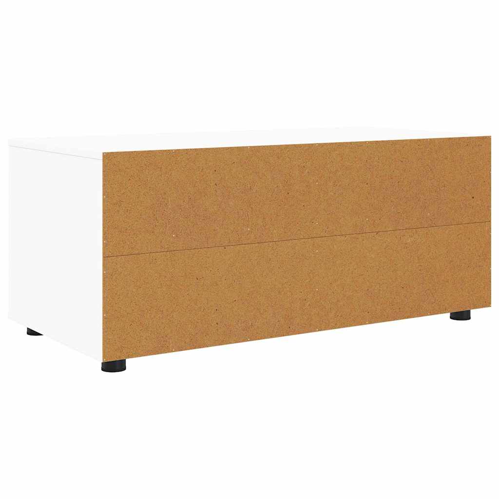Meuble TV avec tiroir Blanc 100 x 48 x 43 cm Bois d'ingénierie - XIOS