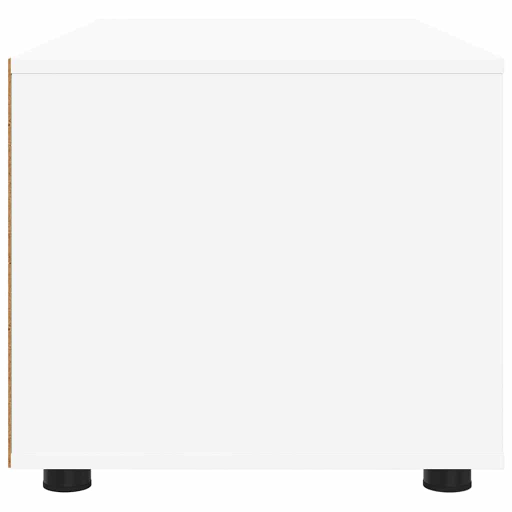 Meuble TV avec tiroir Blanc 100 x 48 x 43 cm Bois d'ingénierie - XIOS