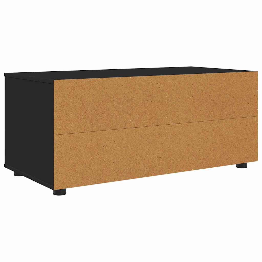 Meuble TV avec tiroir Noir 100 x 48 x 43 cm Bois d'ingénierie - XIOS