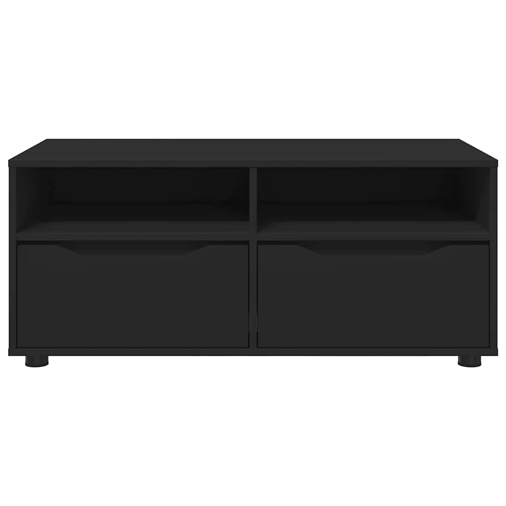 Meuble TV avec tiroir Noir 100 x 48 x 43 cm Bois d'ingénierie - XIOS