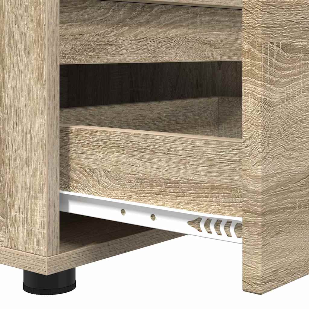 Meuble TV Chêne Sonoma 100 x 48 x 43 cm Bois d'ingénierie - XIOS