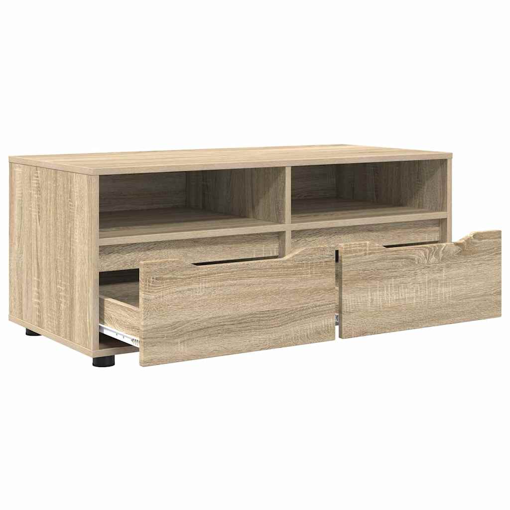 Meuble TV Chêne Sonoma 100 x 48 x 43 cm Bois d'ingénierie - XIOS