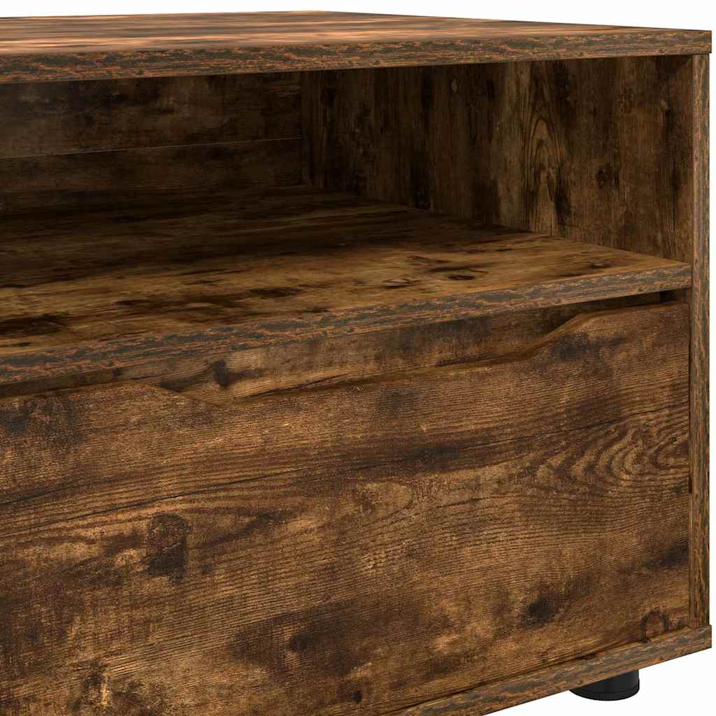 Meuble TV Chêne fumé 100 x 48 x 43 cm Bois d'ingénierie - XIOS
