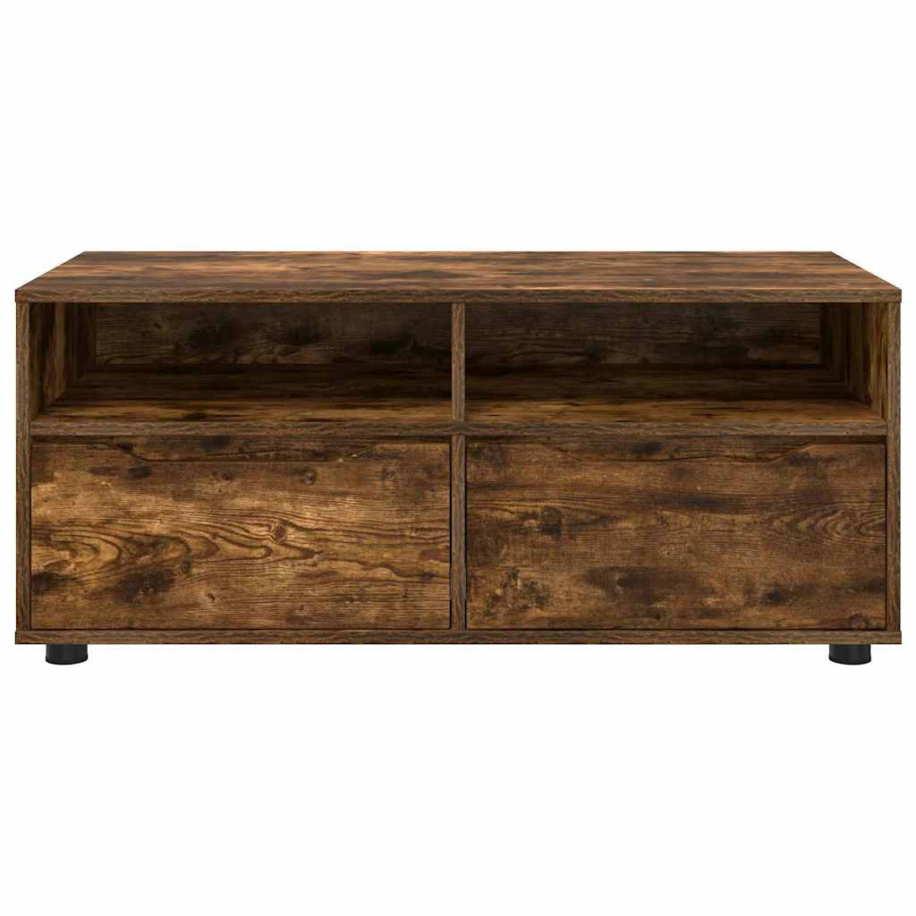 Meuble TV Chêne fumé 100 x 48 x 43 cm Bois d'ingénierie - XIOS