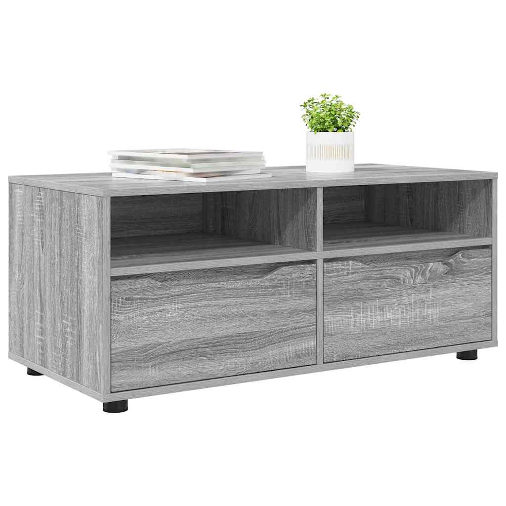 Meuble TV Gris Sonoma 100 x 48 x 43 cm Bois d'ingénierie - XIOS