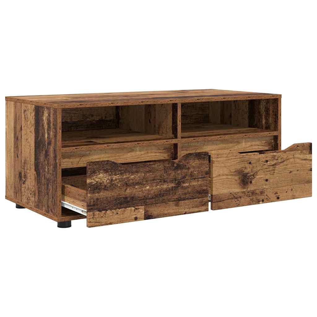 Meuble TV Bois Ancien 100 x 48 x 43 cm Bois d'ingénierie - XIOS