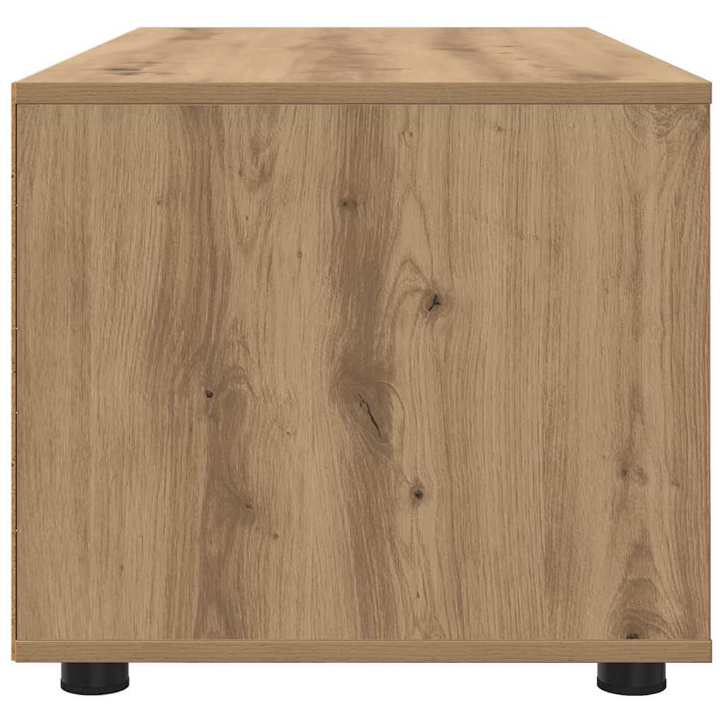Meuble TV Chêne artisanal 100 x 48 x 43 cm Bois d'ingénierie - XIOS