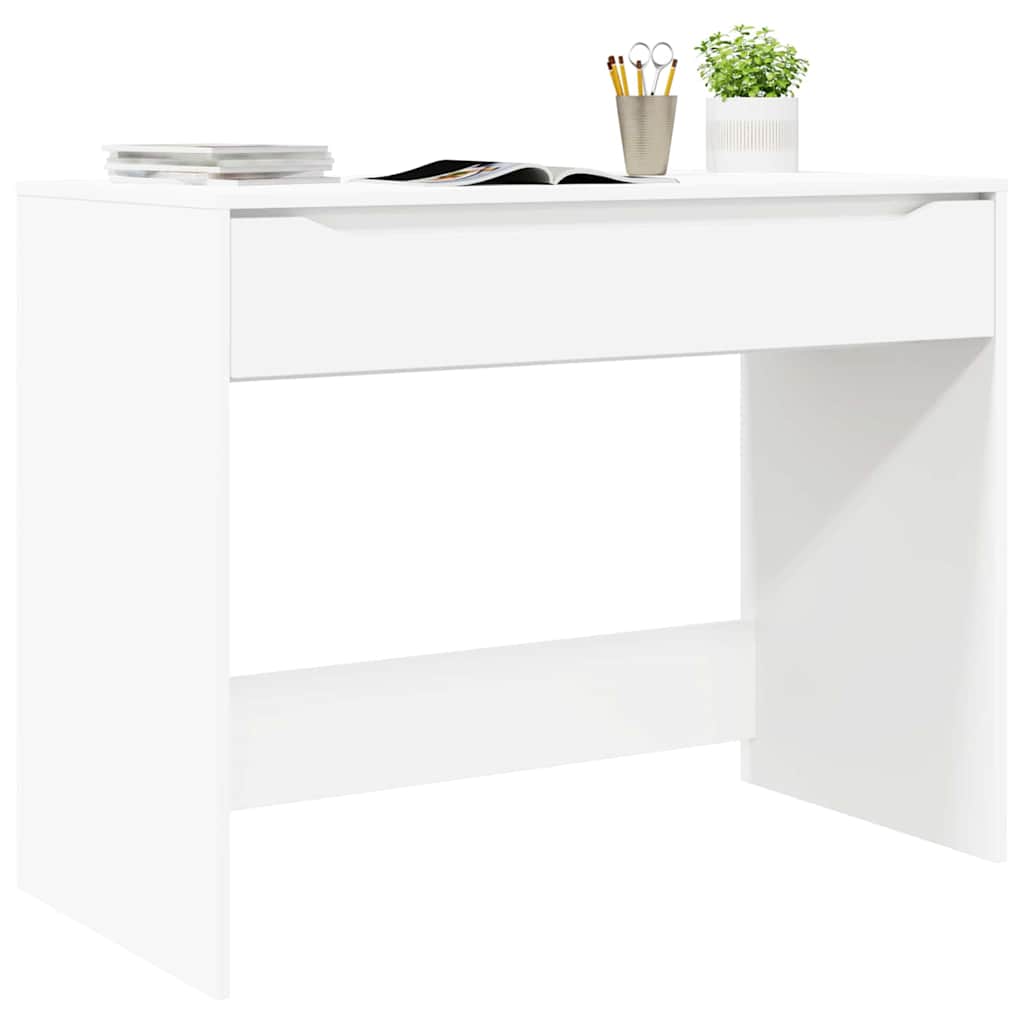 Bureau avec tiroir Blanc 100 x 50 x 78 cm Bois d'ingénierie - XIOS