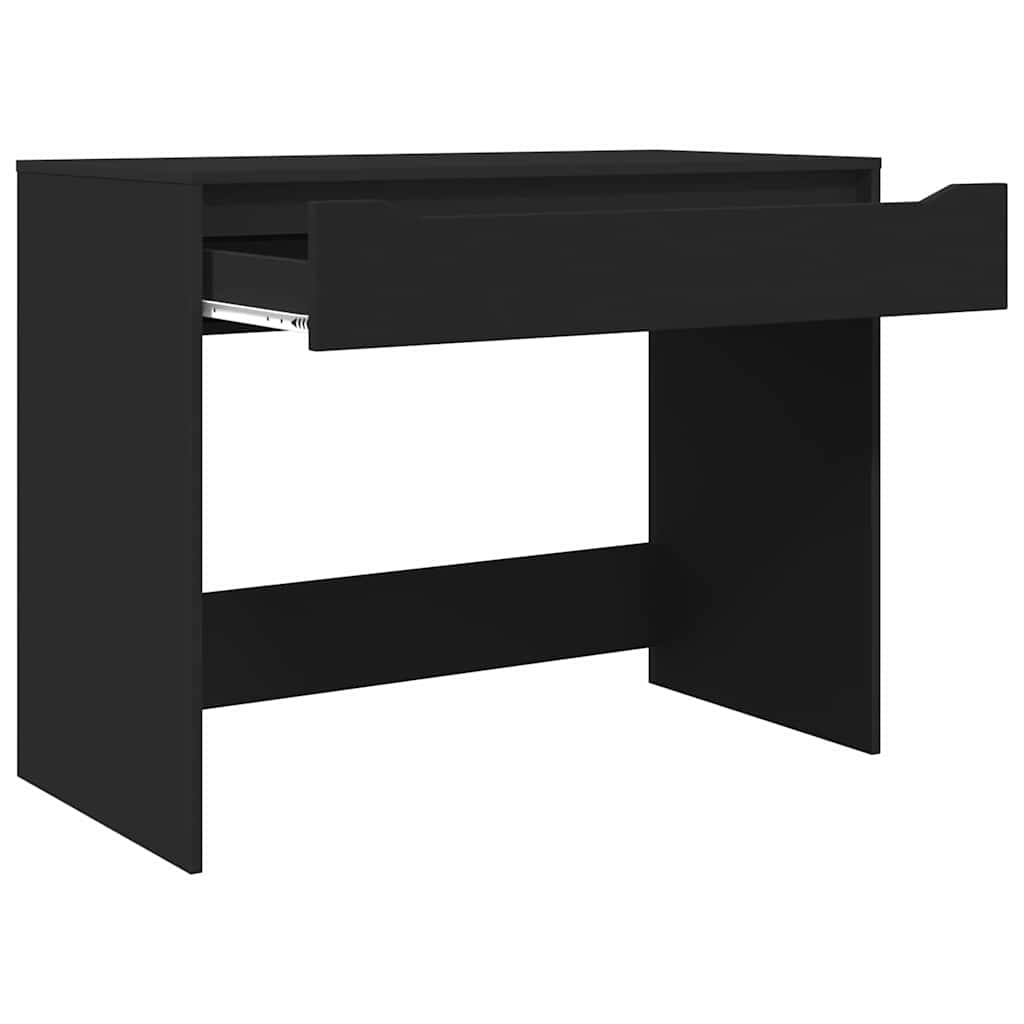 Bureau avec tiroir Noir 100 x 50 x 78 cm Bois d'ingénierie - XIOS