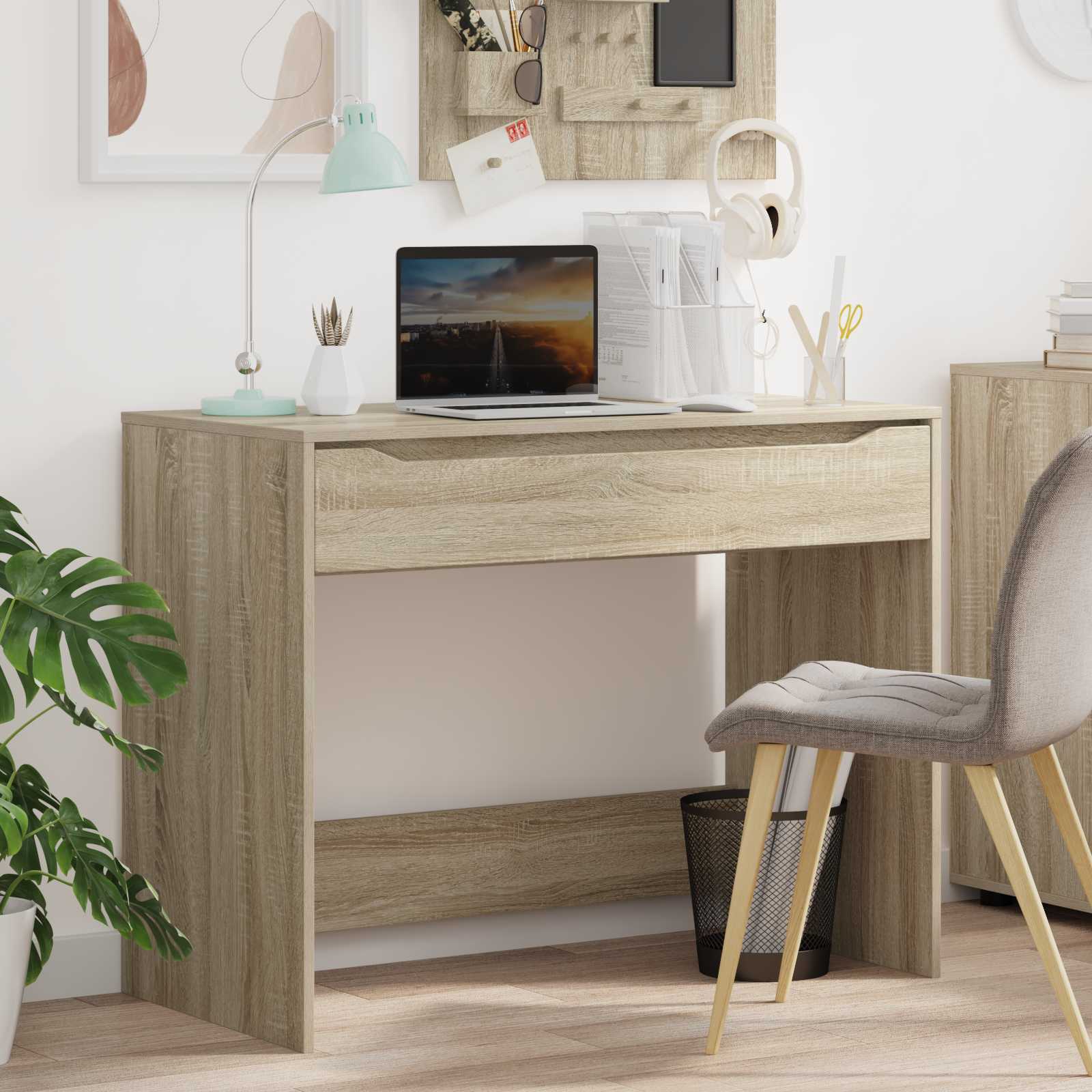 Bureau Chêne Sonoma 100 x 50 x 78 cm Bois d’ingénierie - XIOS
