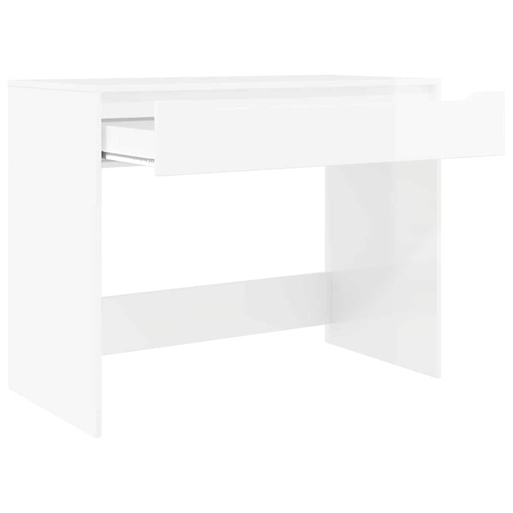 Bureau Blanc brillant 100 x 50 x 78 cm Bois d'ingénierie - XIOS