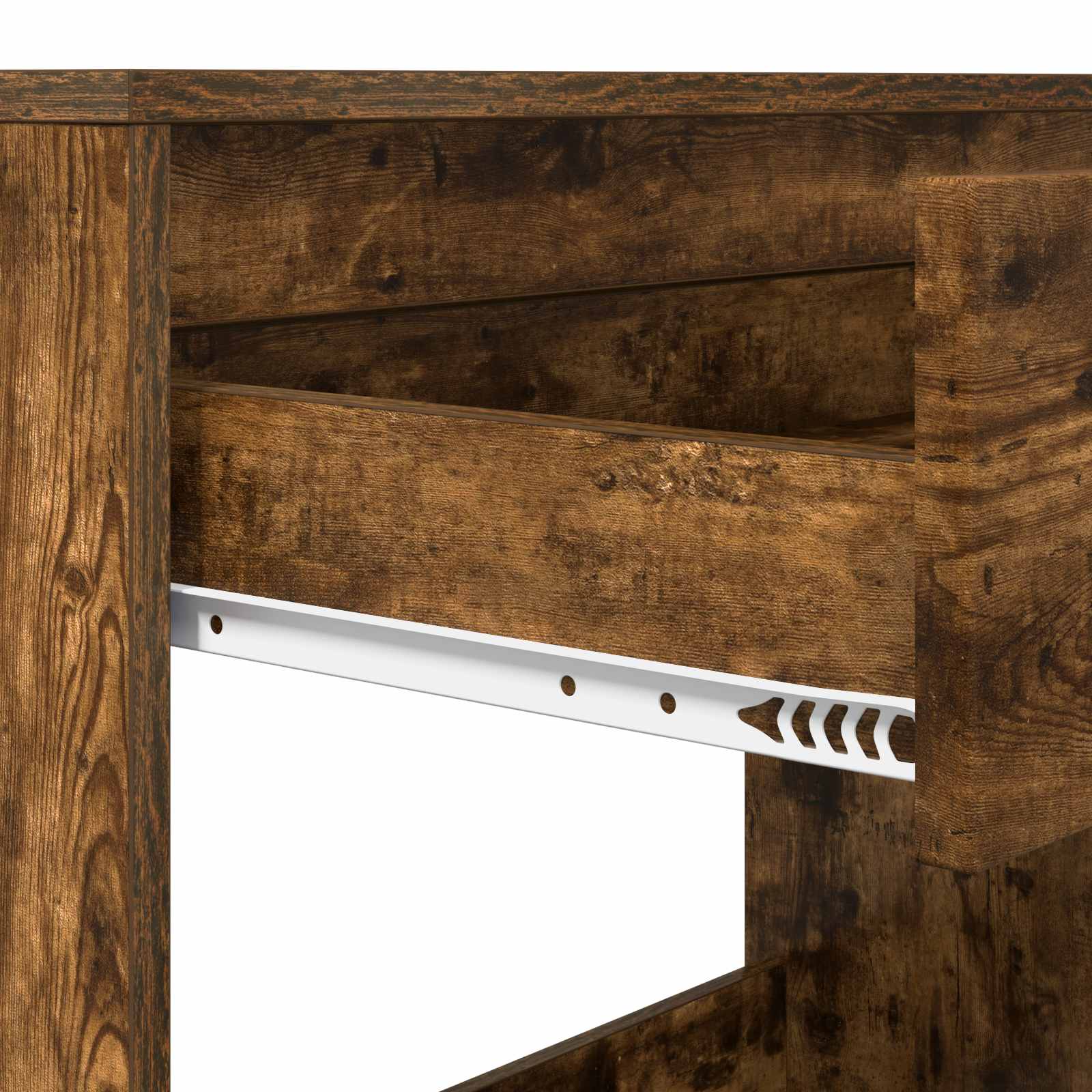 Bureau avec tiroir avec tiroir Chêne Fumé 100 x 50 x 78 cm - XIOS
