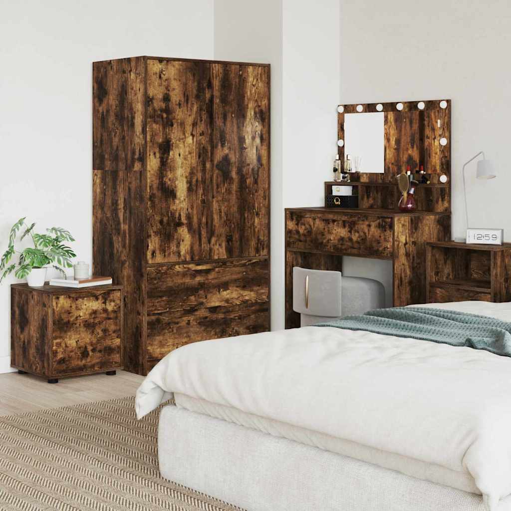 Cabinet de salle de bain Chêne fumé 40,5 x 40 x 44 cm - XIOS