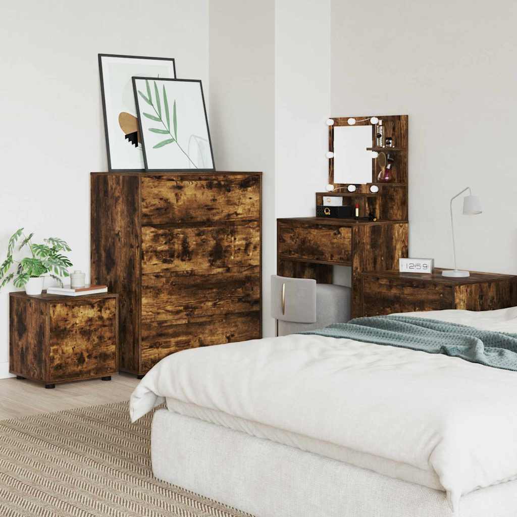 Cabinet de salle de bain Chêne fumé 40,5 x 40 x 44 cm - XIOS