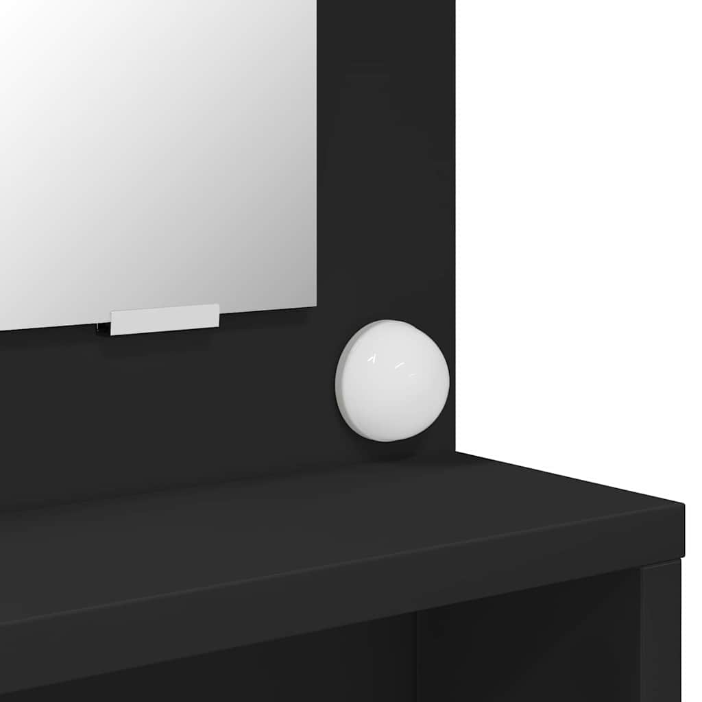 Tables de maquillage pour chambre Noir 80 x 39,6 x 135 cm - XIOS