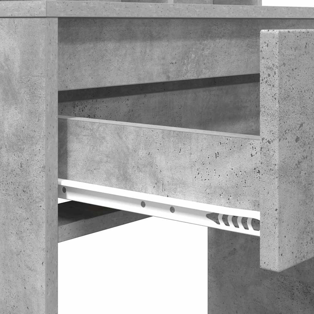 Tables de maquillage pour chambre Gris béton 80 x 39,6 x 135 cm - XIOS