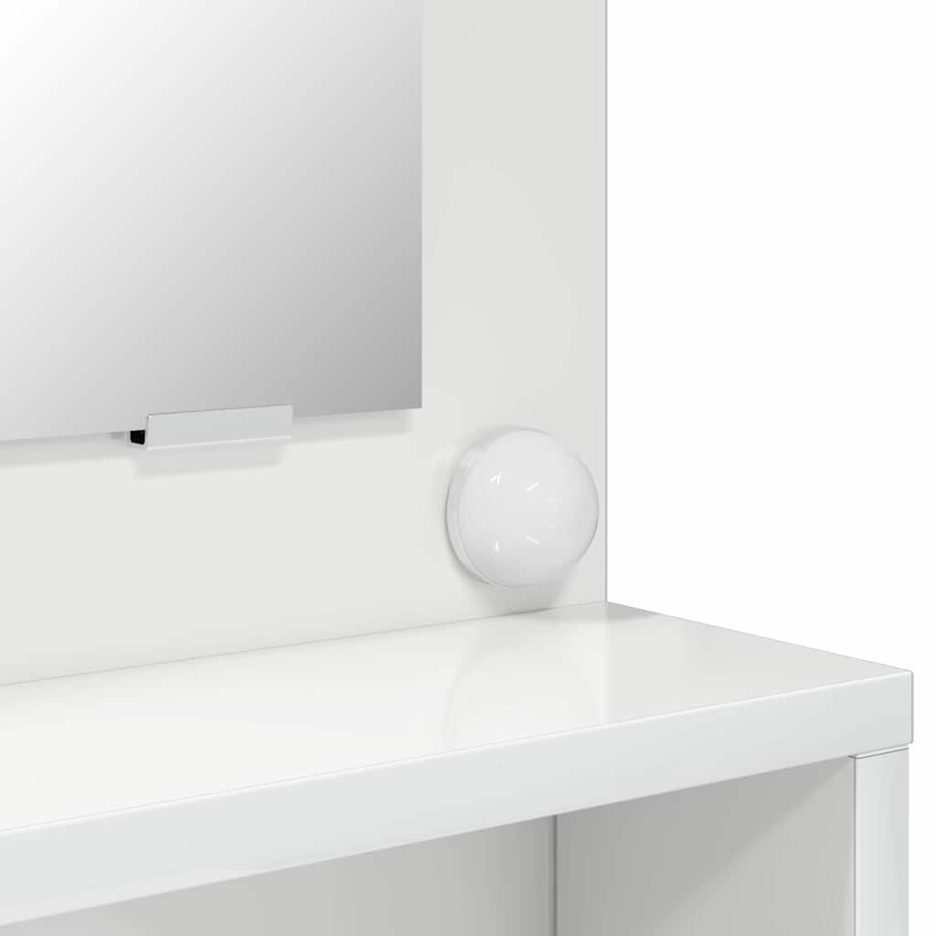 Tables de maquillage pour chambre avec tiroir Blanc brillant - XIOS