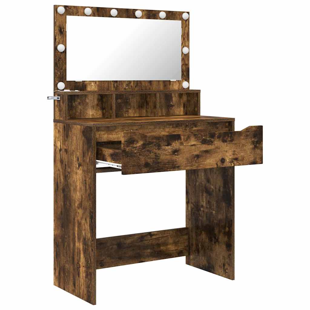 Tables de maquillage pour chambre Chêne fumé 80 x 39,6 x 135 cm - XIOS