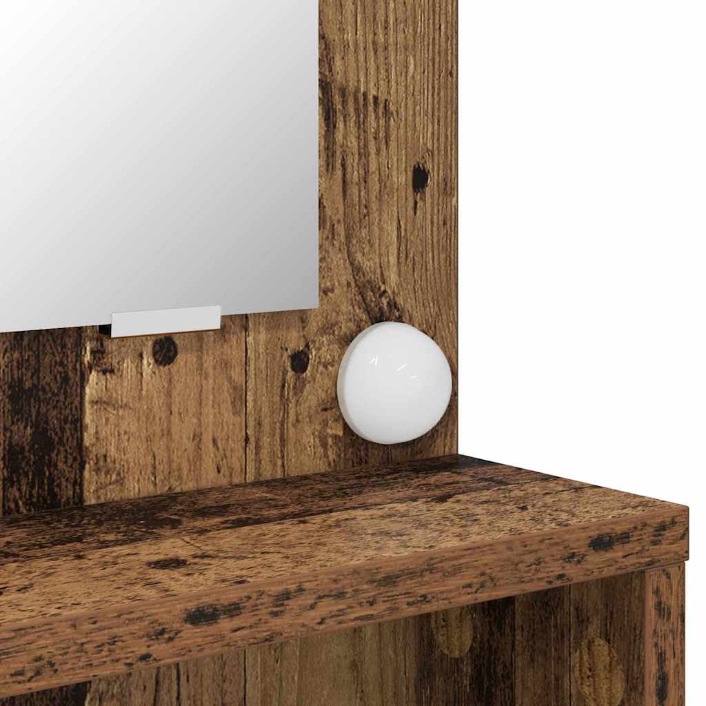 Tables de maquillage pour chambre avec tiroir Bois Ancien - XIOS