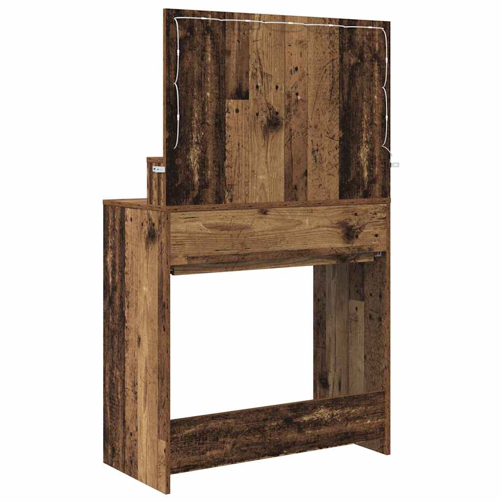 Tables de maquillage pour chambre avec tiroir Bois Ancien - XIOS