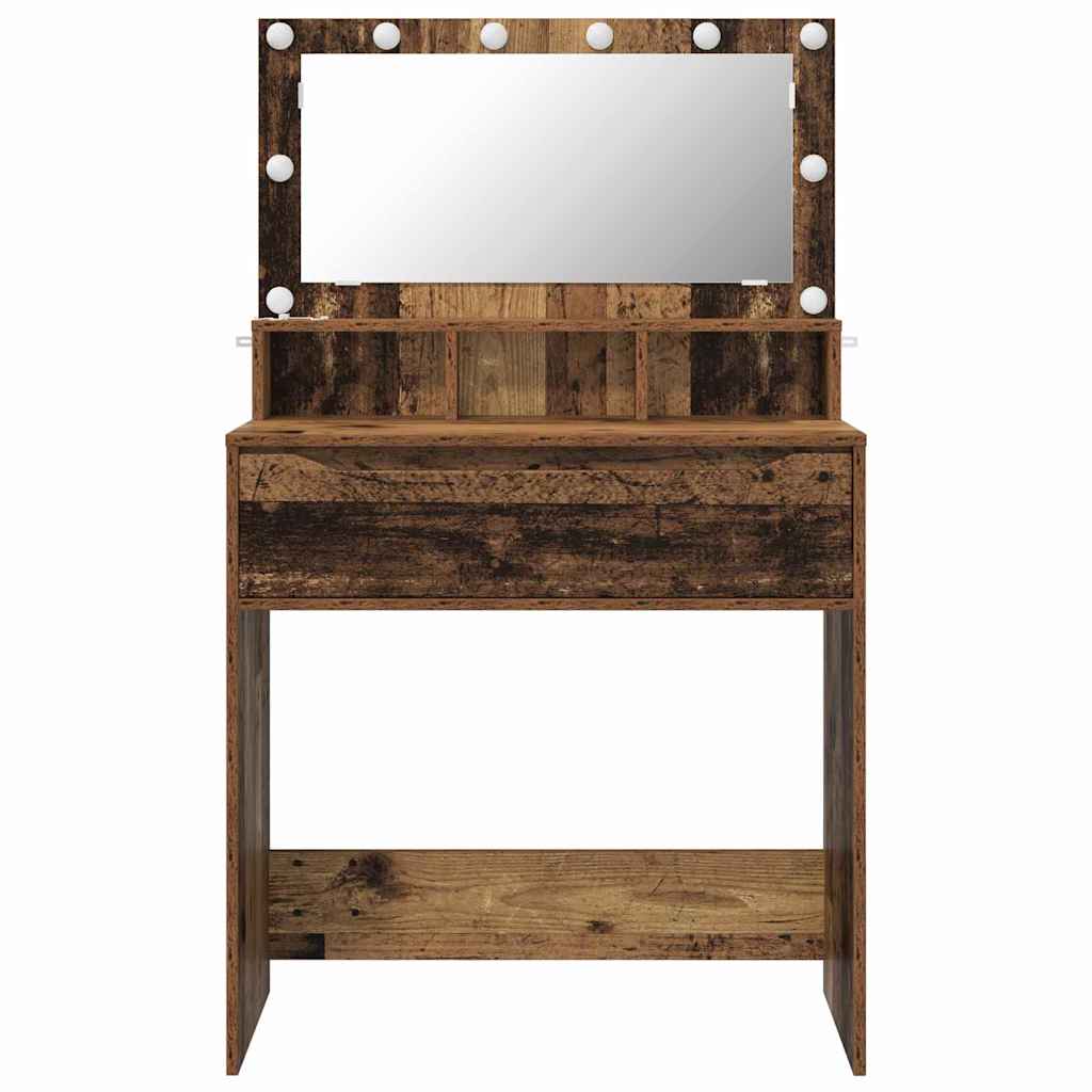 Tables de maquillage pour chambre avec tiroir Bois Ancien - XIOS