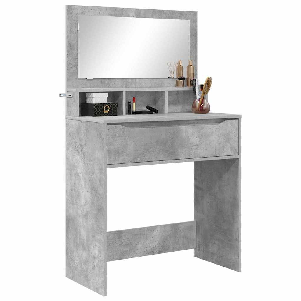 Tables de maquillage pour chambre Gris béton 80 x 39,6 x 135 cm - XIOS