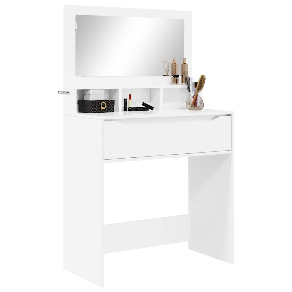Tables de maquillage pour chambre avec tiroir Blanc brillant - XIOS