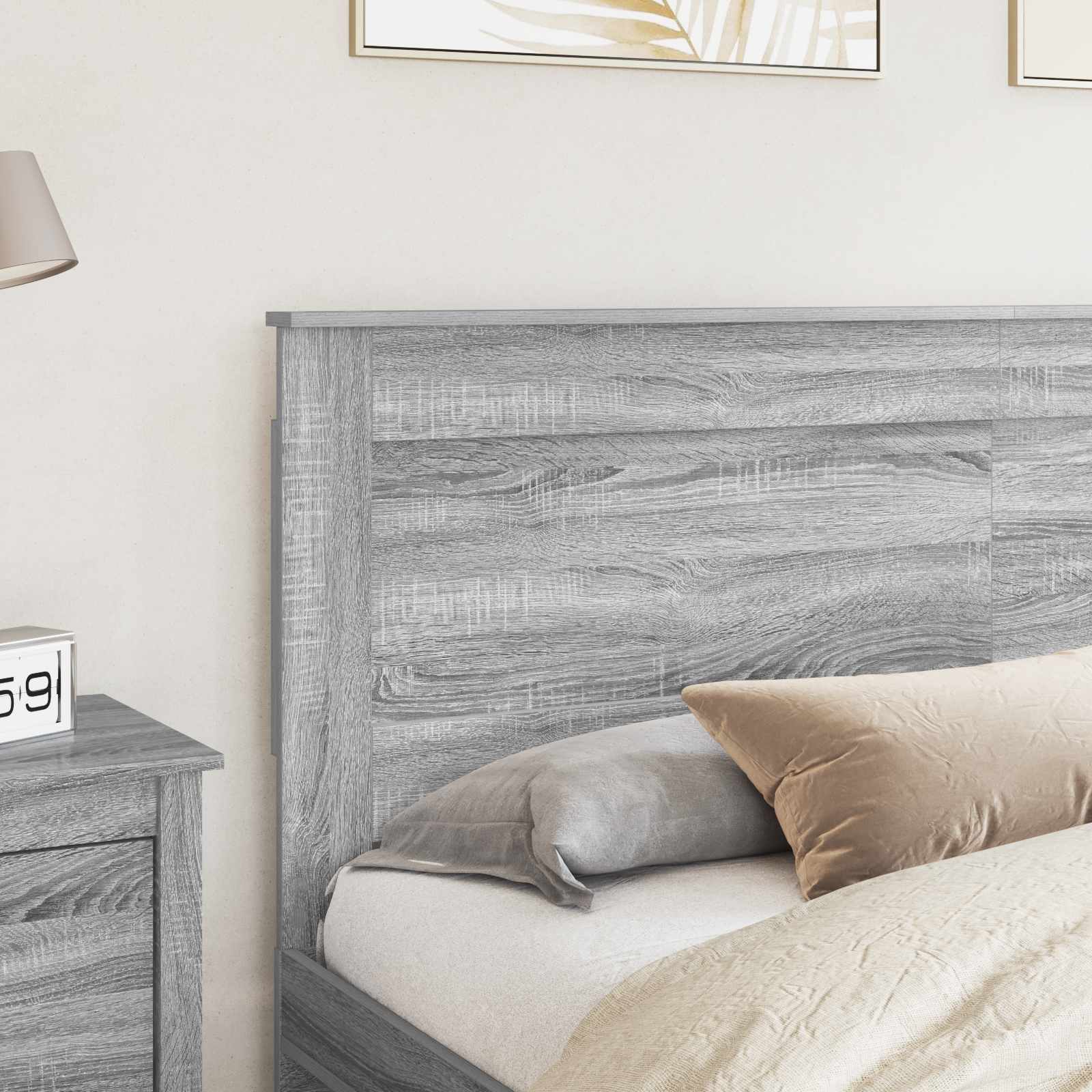 Tête de lit Gris Sonoma 200 cm Bois d'ingénierie - XIOS