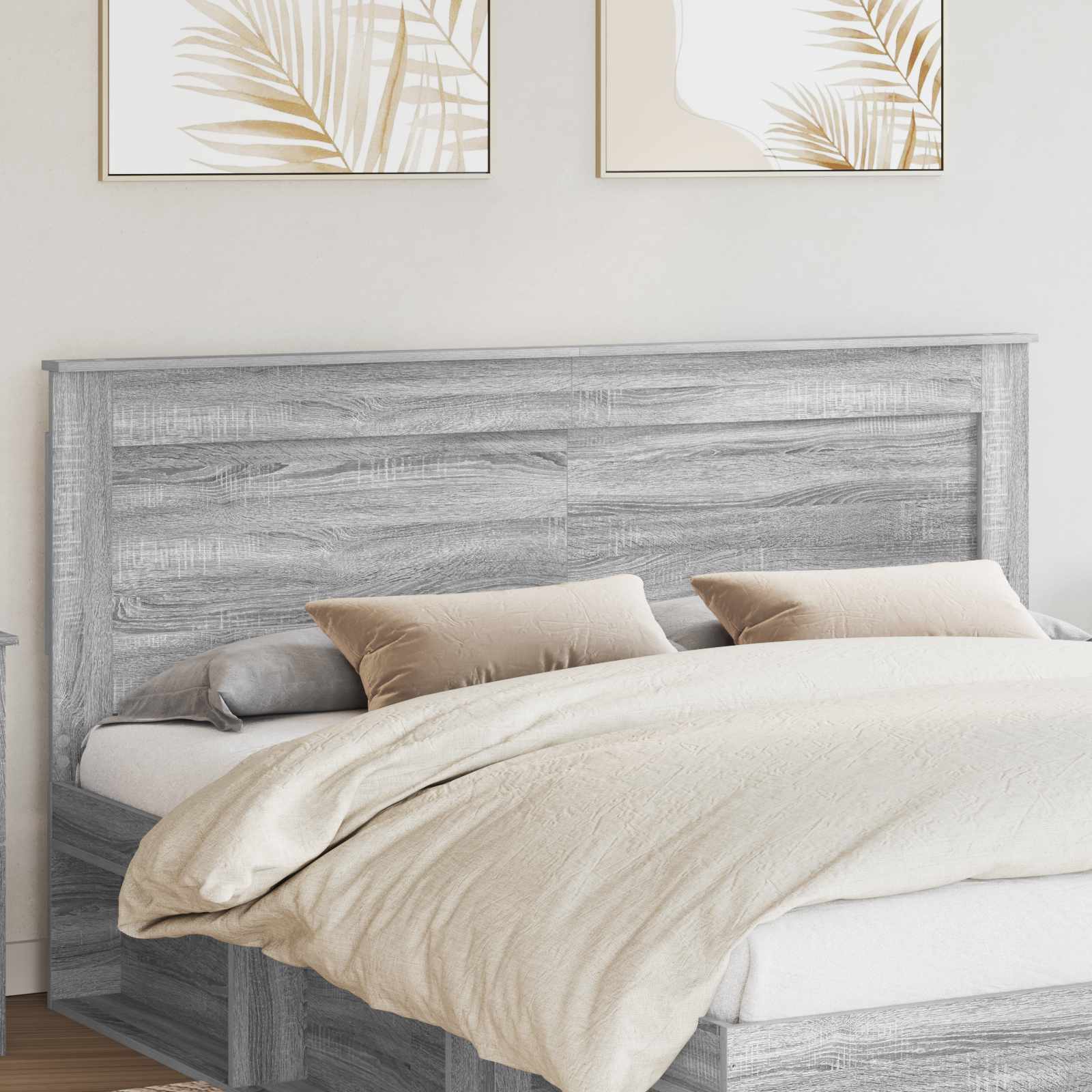 Tête de lit Gris Sonoma 200 cm Bois d'ingénierie - XIOS